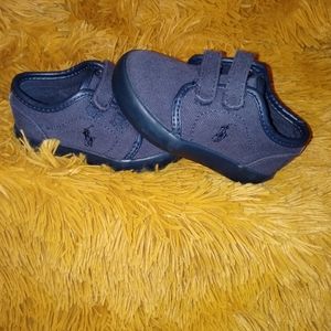 5C Toddler unisex sneakers navy blue, worn a few times but no wear visible